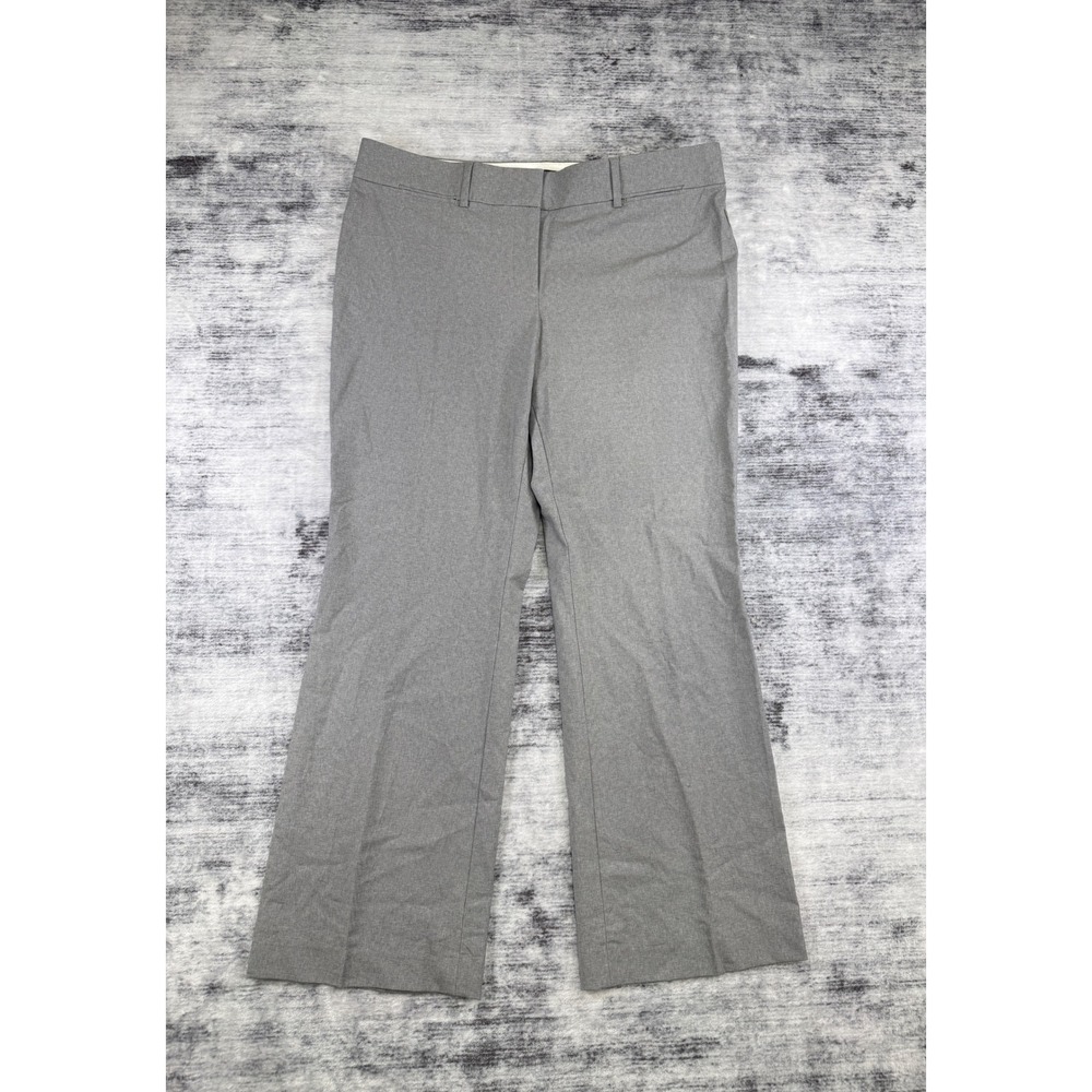 Ann Taylor LOFT Petites Marisa Trouser Gray Wool Blend Dress Pants Size 14P